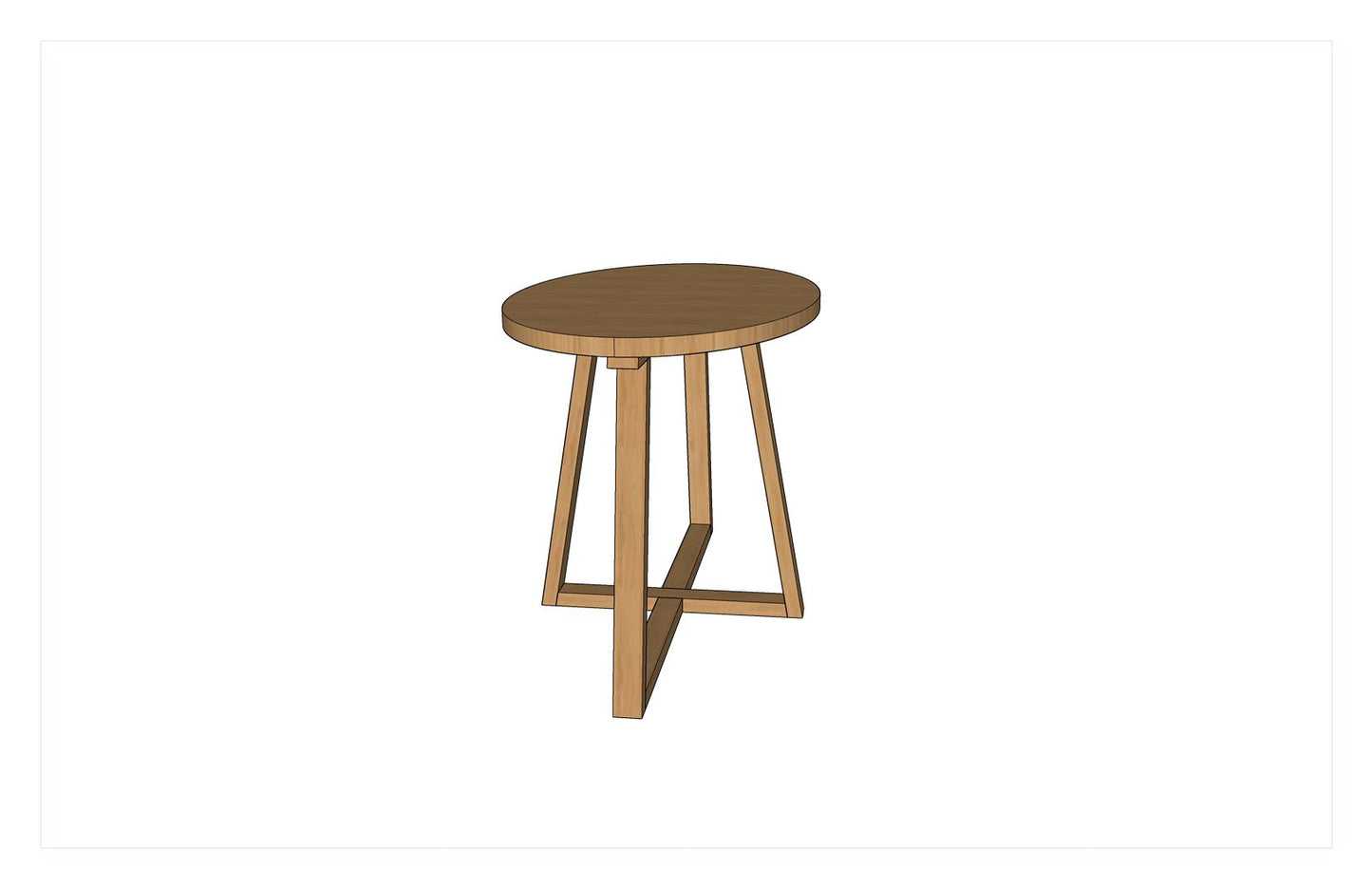 DIY Oval Table Woodworking Plans with Detailed Cutlist and Dimensions