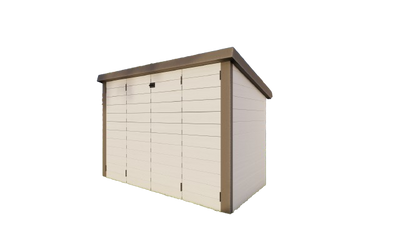 DIY Bike Shed Plans Wood Construction 40”x83” - Complete Materials List & Step by Step Assembly Instructions