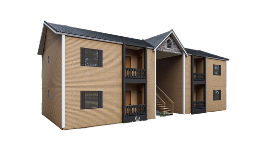 Fourplex Multifamily Building Plans 60’x29’ – 2 Storeys, 4 Units, Detailed Architectural, Electrical, Plumbing Plans