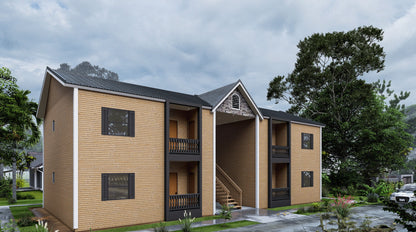 Fourplex Multifamily Building Plans 60’x29’ – 2 Storeys, 4 Units, Detailed Architectural, Electrical, Plumbing Plans