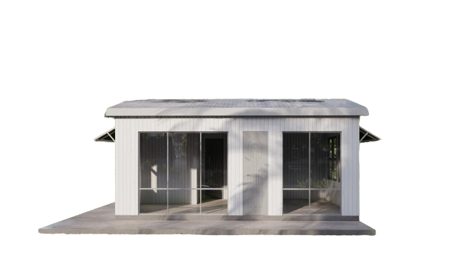 One Bedroom Home Building Plans | 18'x26' | 468sqft | DIY Blueprint