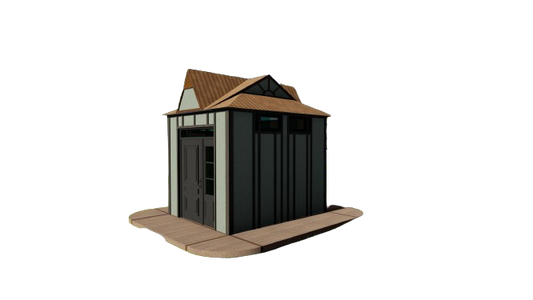Shed Building Plans - 10'x7.4' with 74sqft Floor Area