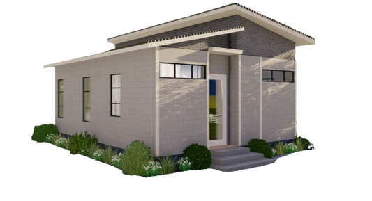 Tiny House Plan 26x20-520 Sqft Cabin Cottage Layout Blueprint Small Home Design