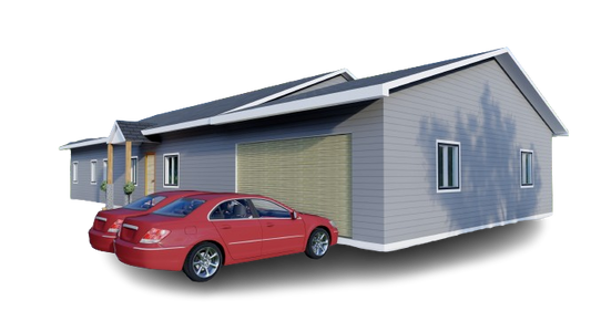Spacious 4 Bedroom House Plan with Attached 2 Car Garage - 2400 sqft + 880 sqft Garage - Detailed Blueprints