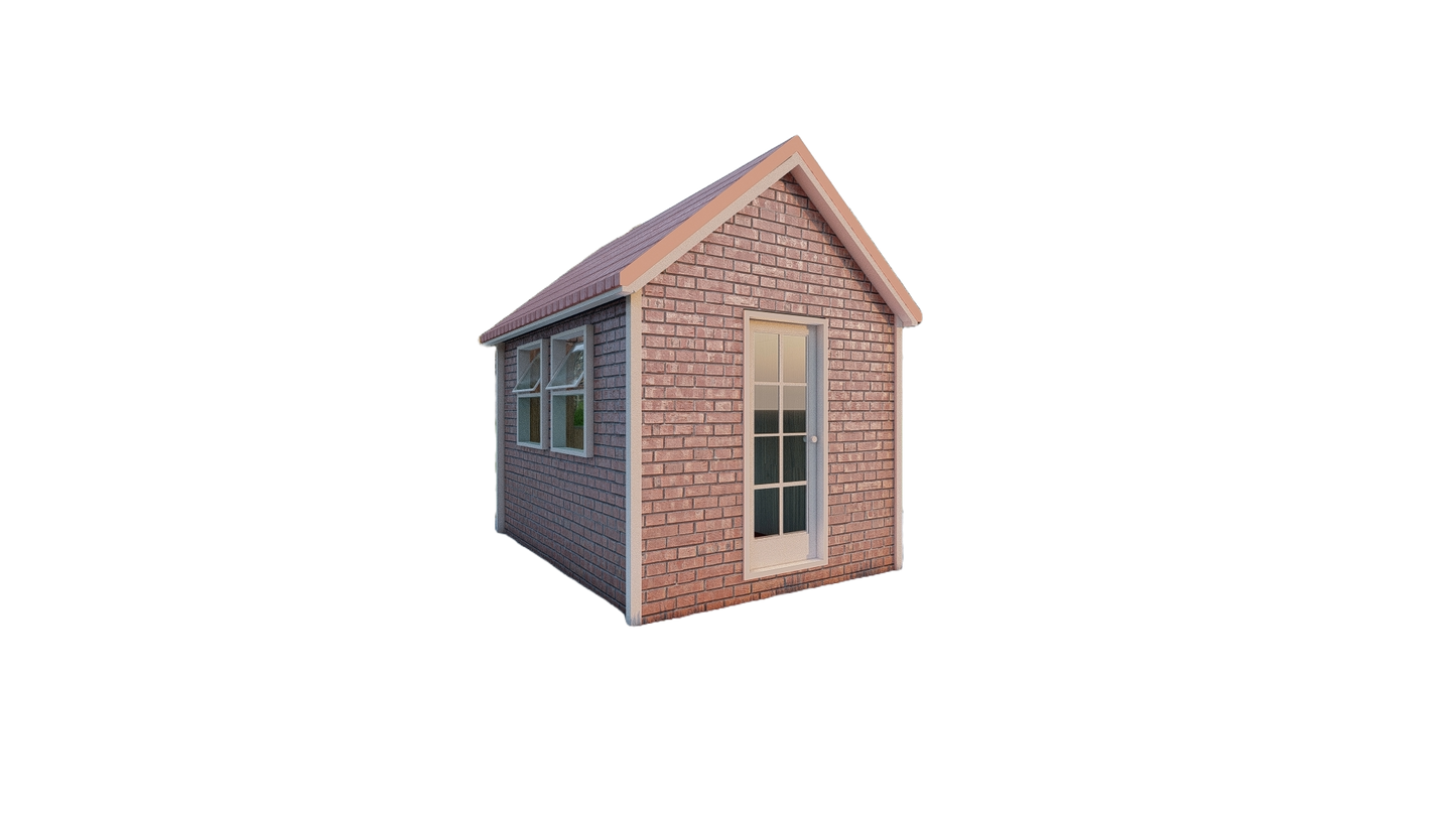 Building Plans for 8' x 12' Tiny Home - 96 sqft Area, Framing & Sheathing Details