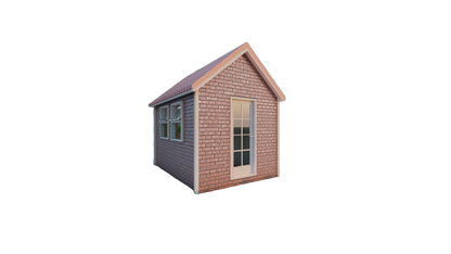 Building Plans for 8' x 12' Tiny Home - 96 sqft Area, Framing & Sheathing Details