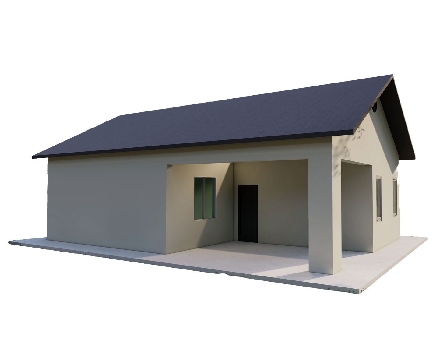 Tiny Home Building Plans - 39'x24' with 750sqft Living Space