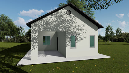 Tiny Home Building Plans - 39'x24' with 750sqft Living Space