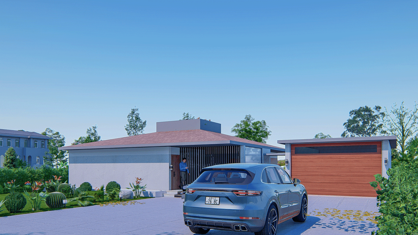Home Plans - 1100 SqFt, 2 Bedrooms, Carport, Floor Plan & Building Details