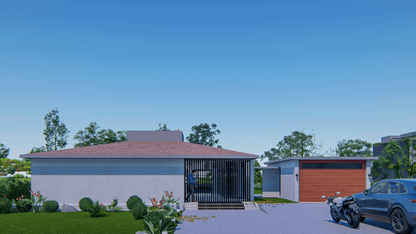 Home Plans - 1100 SqFt, 2 Bedrooms, Carport, Floor Plan & Building Details