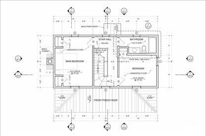 Two-Story 2-Bedroom Home Building Plans | 32'x16' | 1024sqft | DIY Blueprint