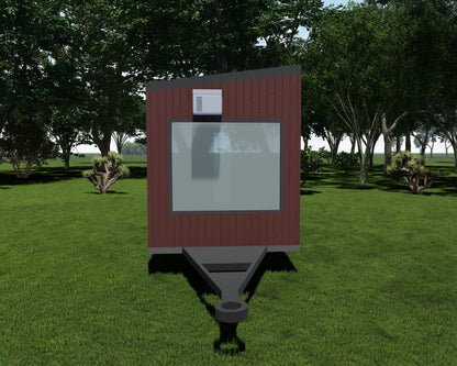 Tiny Home on Wheels Design Plans | 8'x20' | 160sqft | Detailed Floorplan, Elevations, Sections, and More
