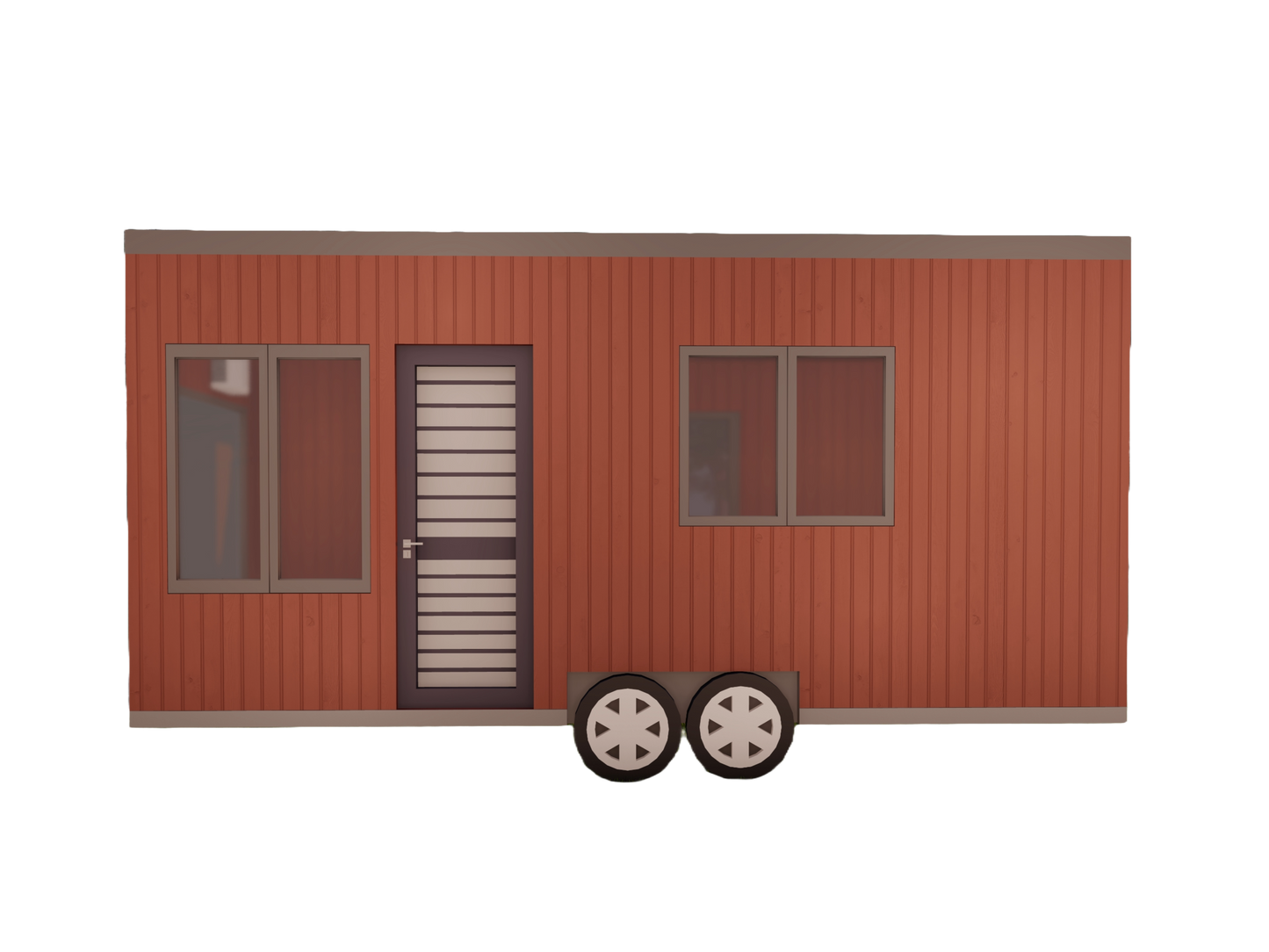 Tiny Home on Wheels Building Plans | 8'x20' | 160sqft | Detailed Floorplan, Elevations, Sections, and More