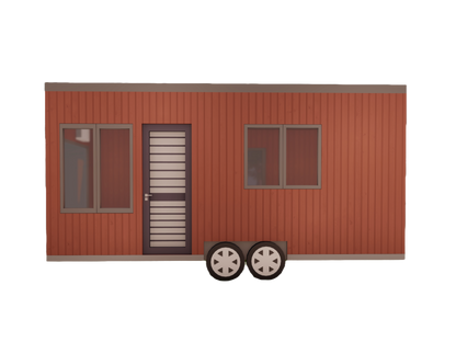 Tiny Home on Wheels Building Plans | 8'x20' | 160sqft | Detailed Floorplan, Elevations, Sections, and More