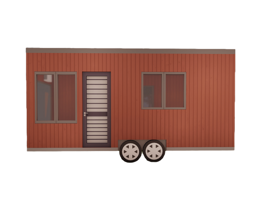 Tiny Home on Wheels Building Plans | 8'x20' | 160sqft | Detailed Floorplan, Elevations, Sections, and More