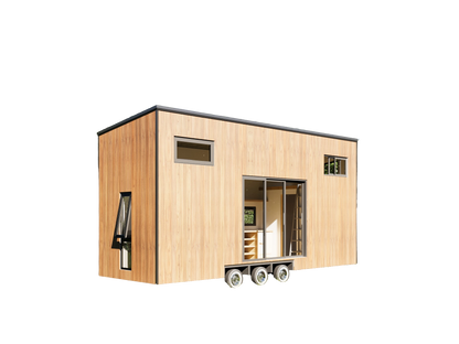 Comprehensive Building Plans for 25' x 7'4" Tiny Mobile Home - 233sqft Living Space