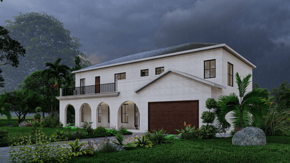 Two-Story 6 Bedroom House Plan – 56x37’ – Includes Floor Plans, Roof Plan, Elevations, & Schedules – Ideal for Your Future Home