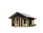 Wood Construction Tiny Home Building Plans - 18' x 18' - 324sqft