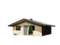 Wood Construction Tiny Home Cabin Building Plans - 24' x 24' - 576 square feet