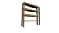 Woodworking Plans for Garage Work Shelf 69"x16"x76" - 4 Shelves, Part & Cut Lists, Step by Step Instructions