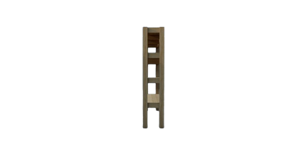 Woodworking Plans for Garage Work Shelf 69"x16"x76" - 4 Shelves, Part & Cut Lists, Step by Step Instructions