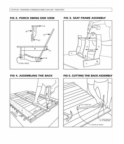 Woodworking Plans for Porch Swing Bench – Detailed Instructions, Tools, Shopping List, and 3D Steps