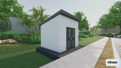 DIY Building Plans for 12'x10' Storage Shed - Elevations, Framing Plan, Step by Step Guide